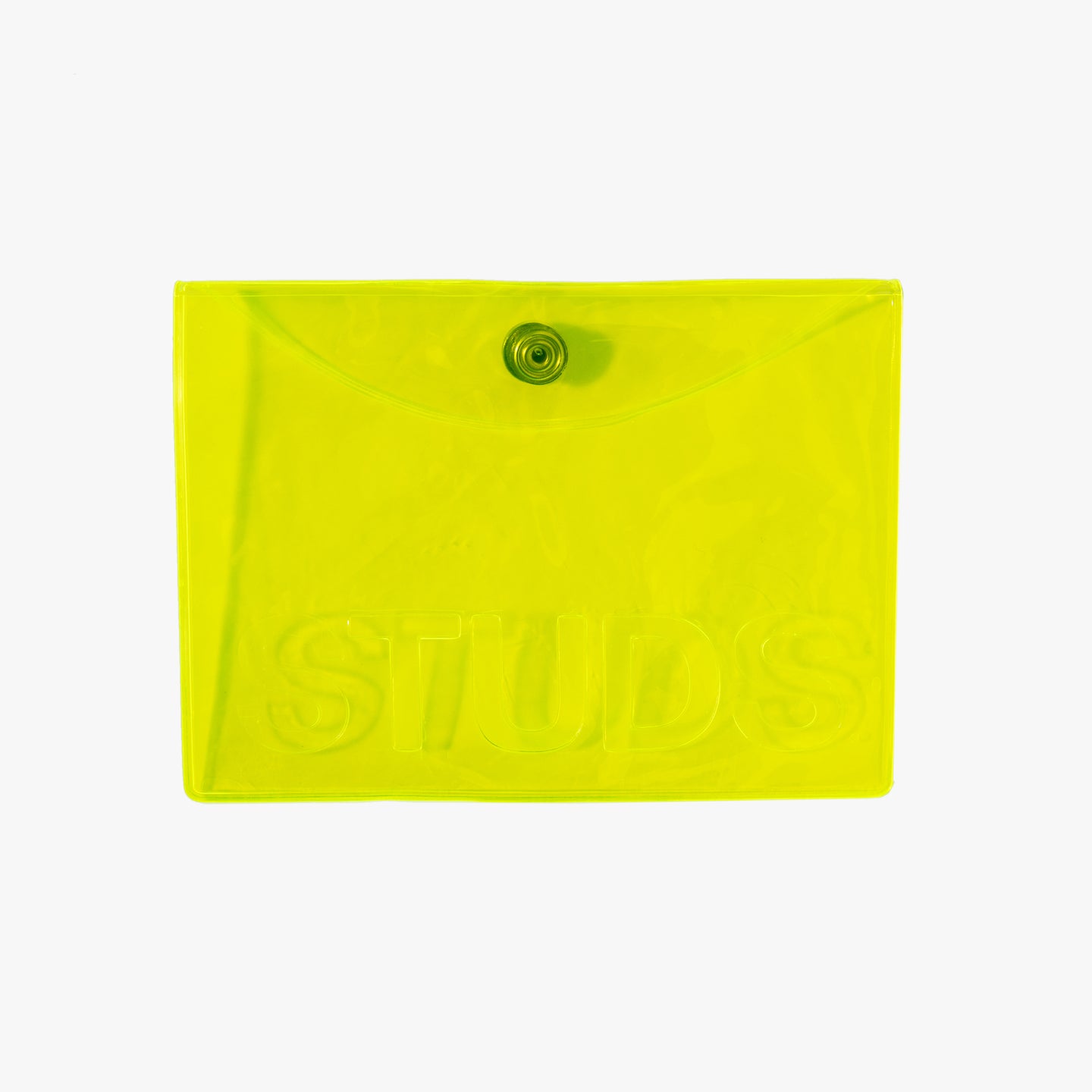 A yellow gift pouch with stickers and a studs scratch-off. Perfect for gifting! color:null|yellow