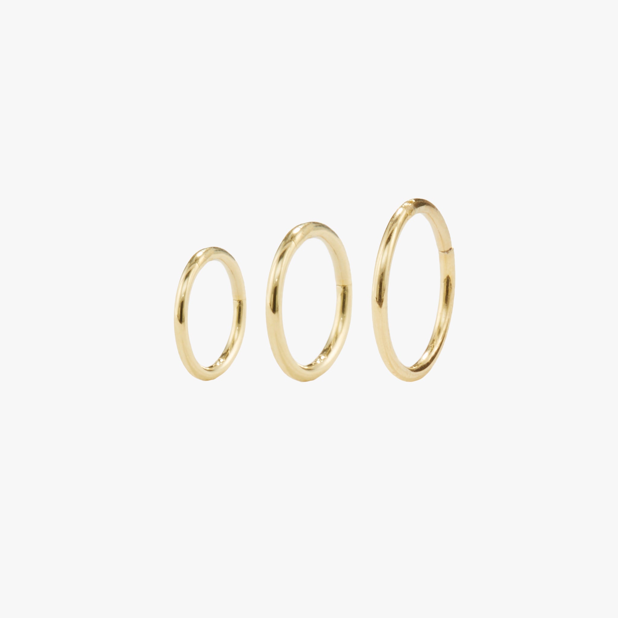 Studs 14k Clicker Set In Gold