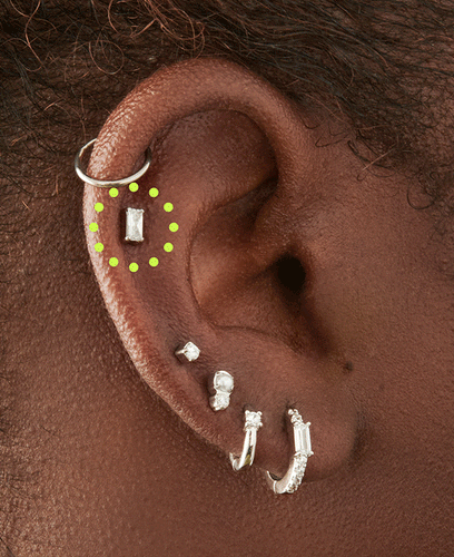 Buy Small Triple Star Earring Cartilage Earrings Pierce Tragus Online in  India  Etsy