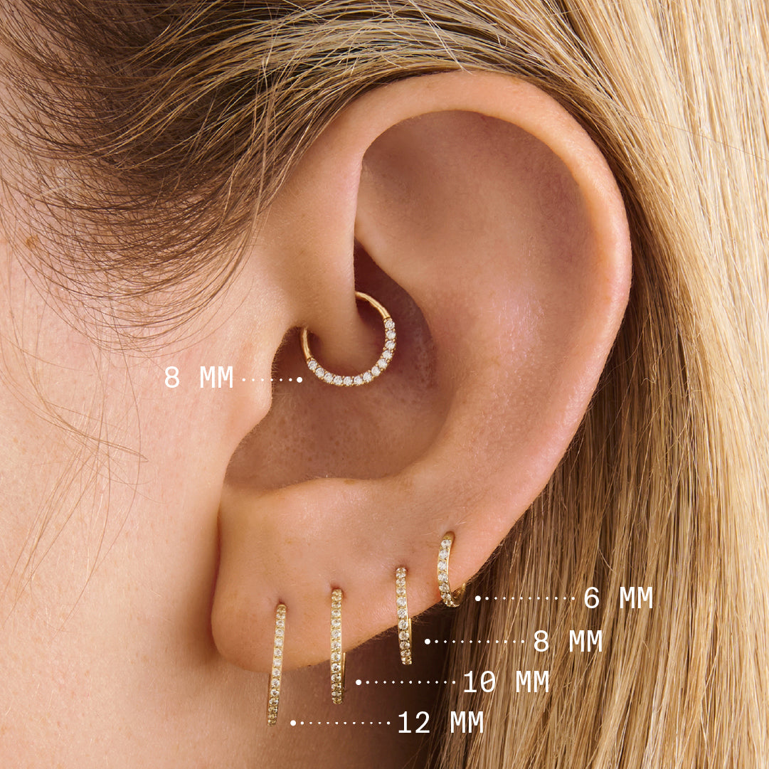 Clicker Dimensions Pave Clicker 10mm – Studs