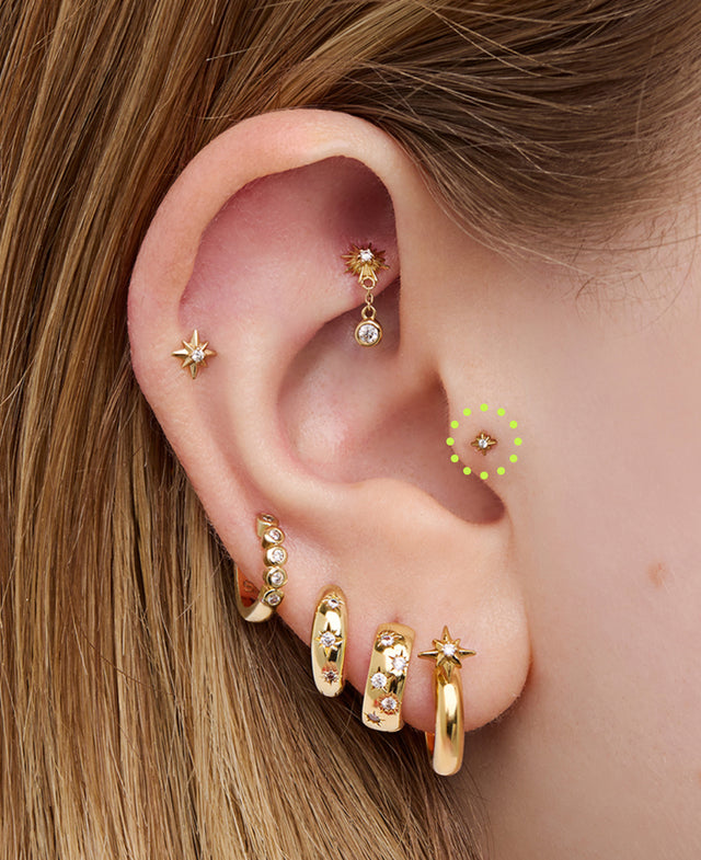 tragus piercing