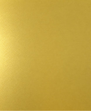 A close-up of a textured gold surface.