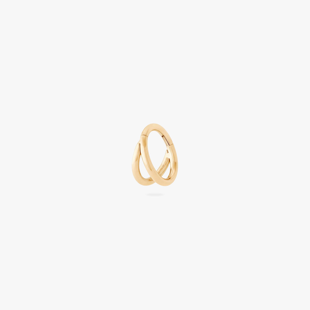 5mm gold double clicker on a white background