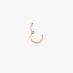 Open angle of a 5mm gold clicker