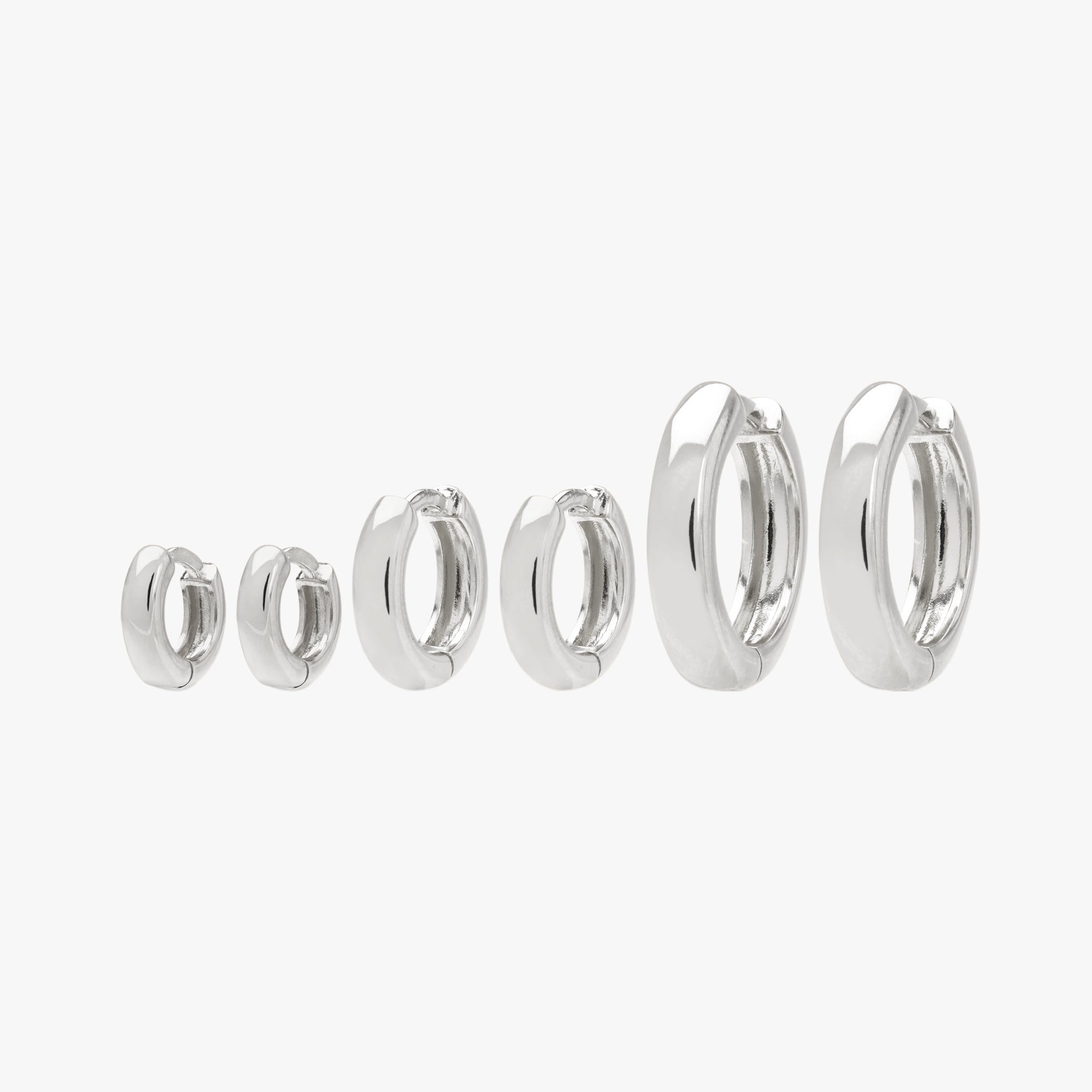 Studs Chunky Hoop Set