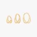 a set of the 6mm, 8mm, 10mm double clickers in gold color:null|gold