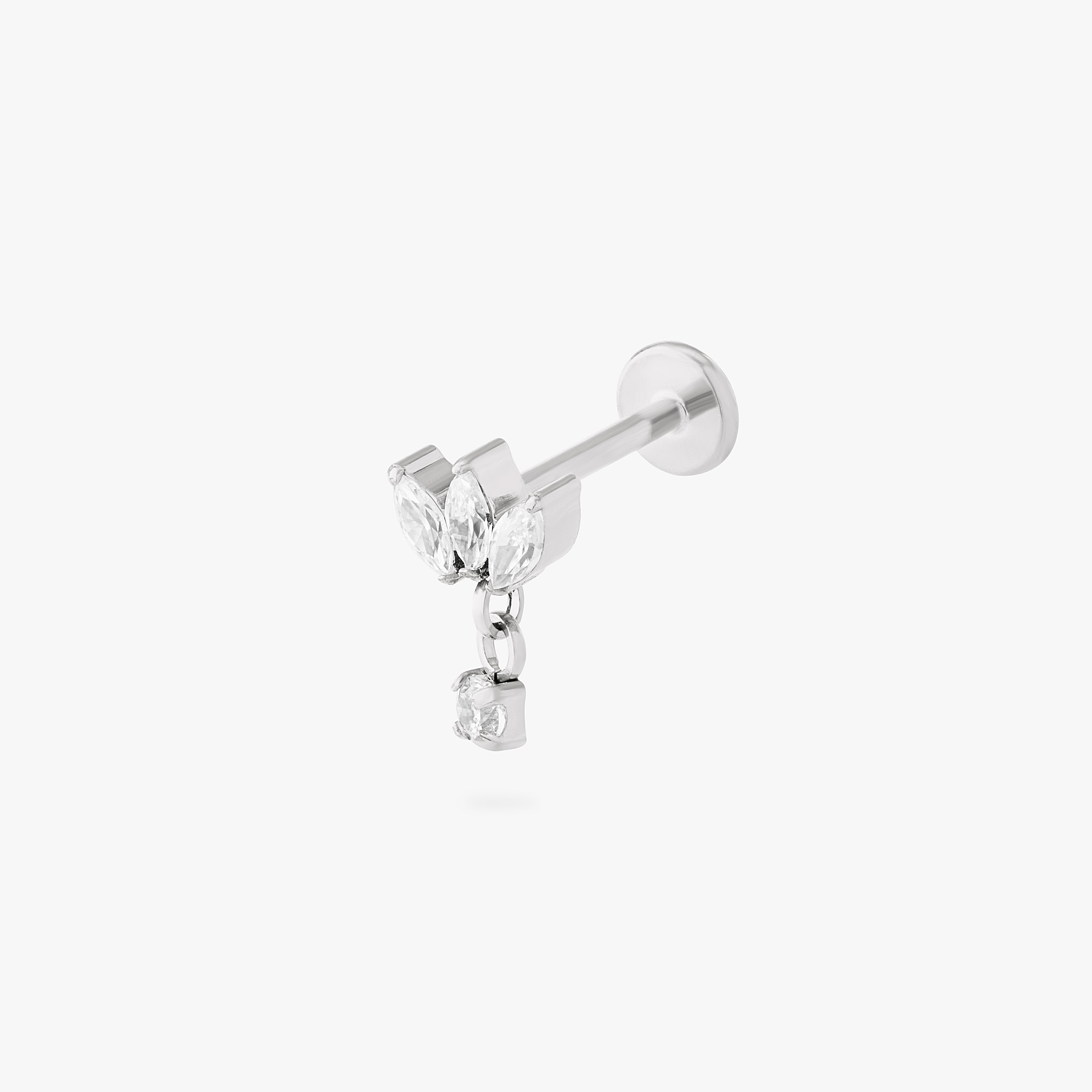 Crown Marquise Flatback Stud – Studs