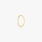 10mm seamless pave clicker in gold color color:null|gold
