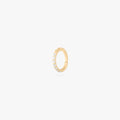 6mm seamless pave clicker in gold color:null|gold