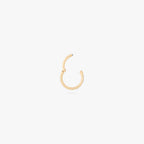 8mm seamless pave clicker in gold color:null|gold