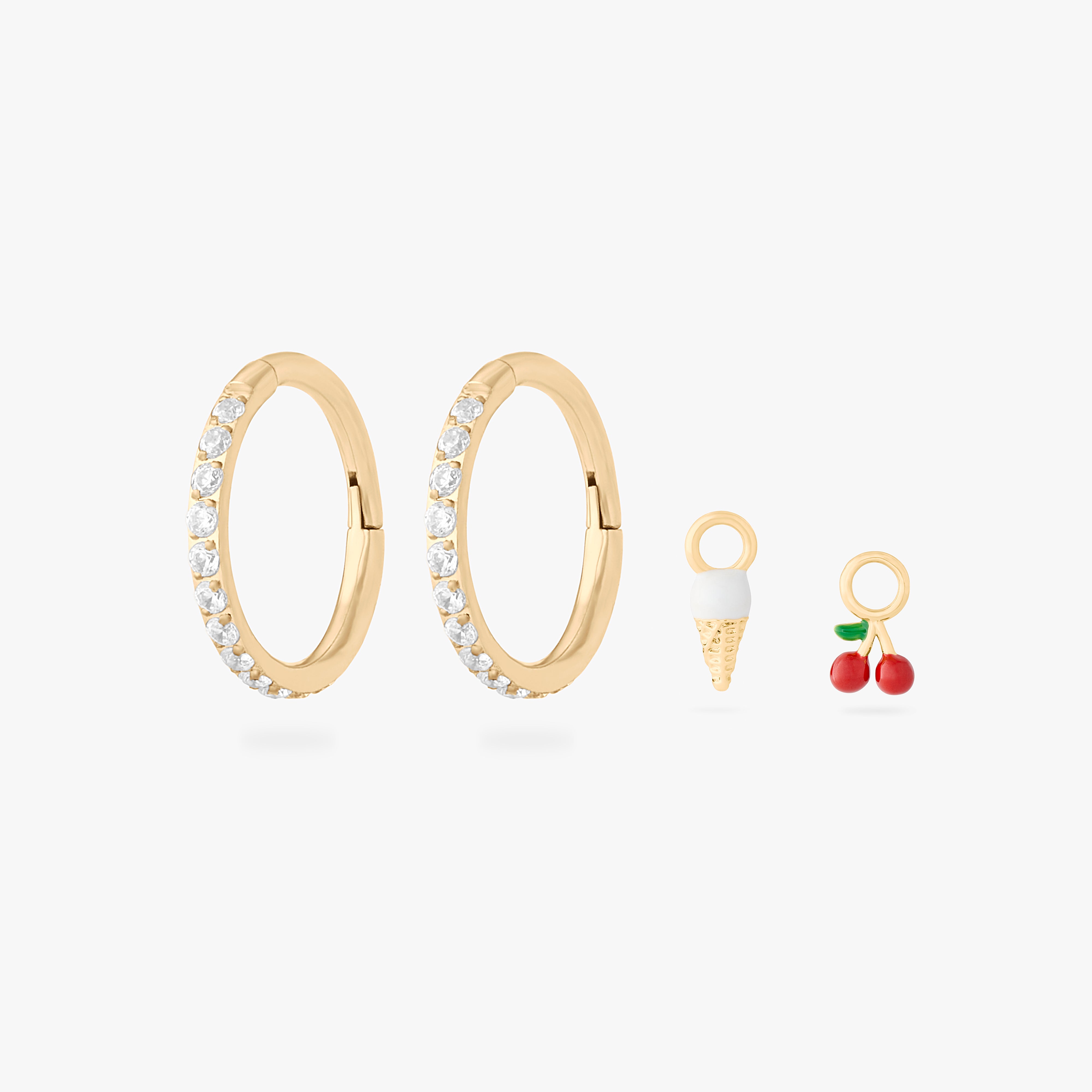 Studs Cherry On Top Set