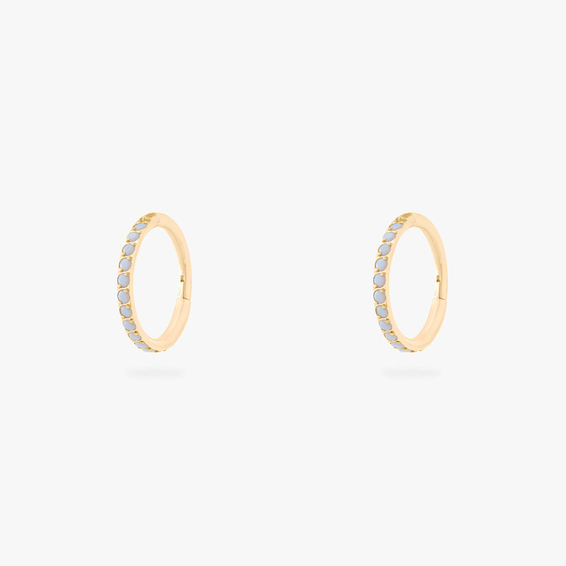 8mm Pave Clicker