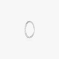 10mm seamless pave clicker in silver color color:null|silver