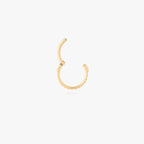 8mm pyramid clicker in gold color:null|gold