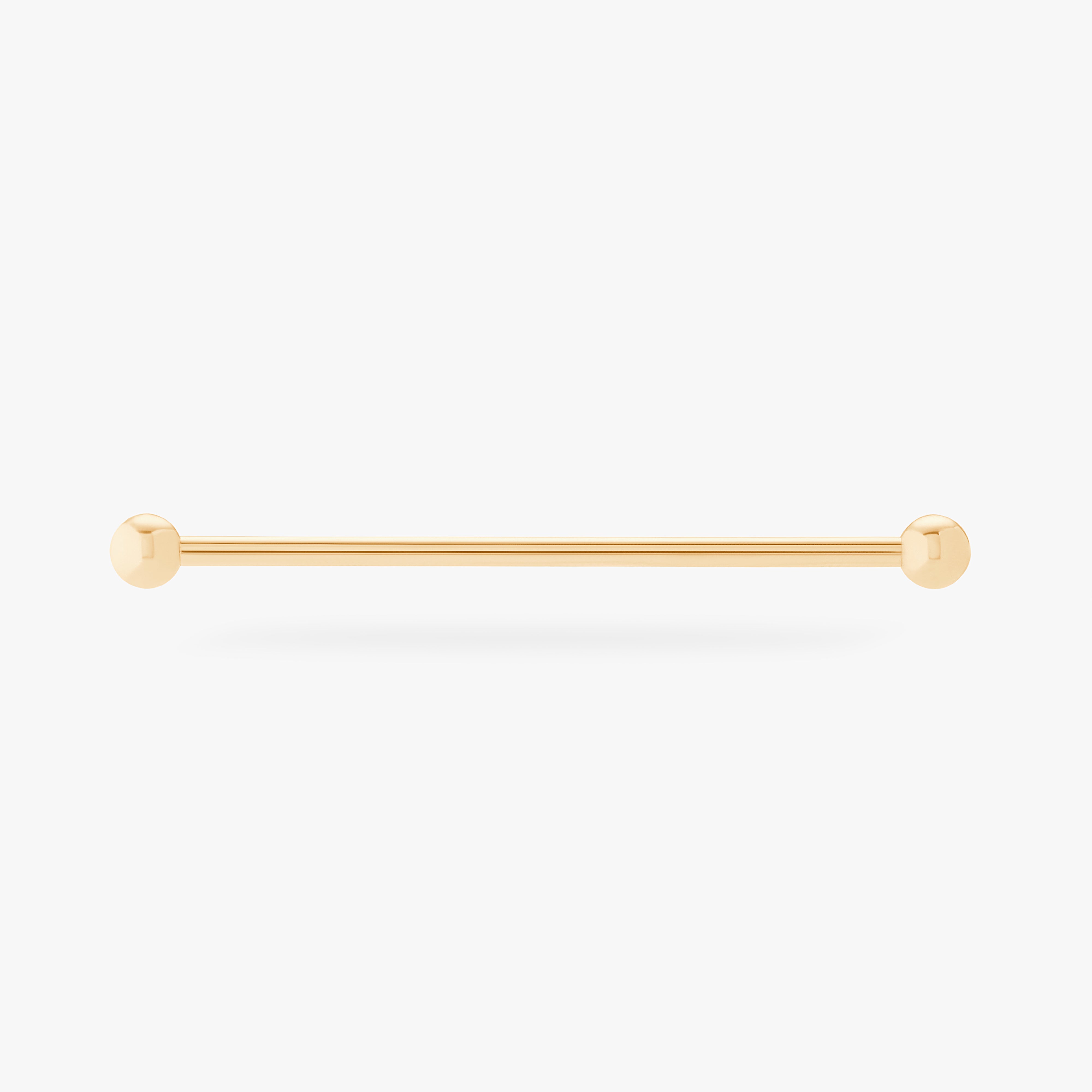 This is an image of a 38mm gold industrial bar. color:null|gold