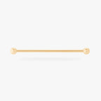 This is an image of a 38mm gold industrial bar. color:null|gold