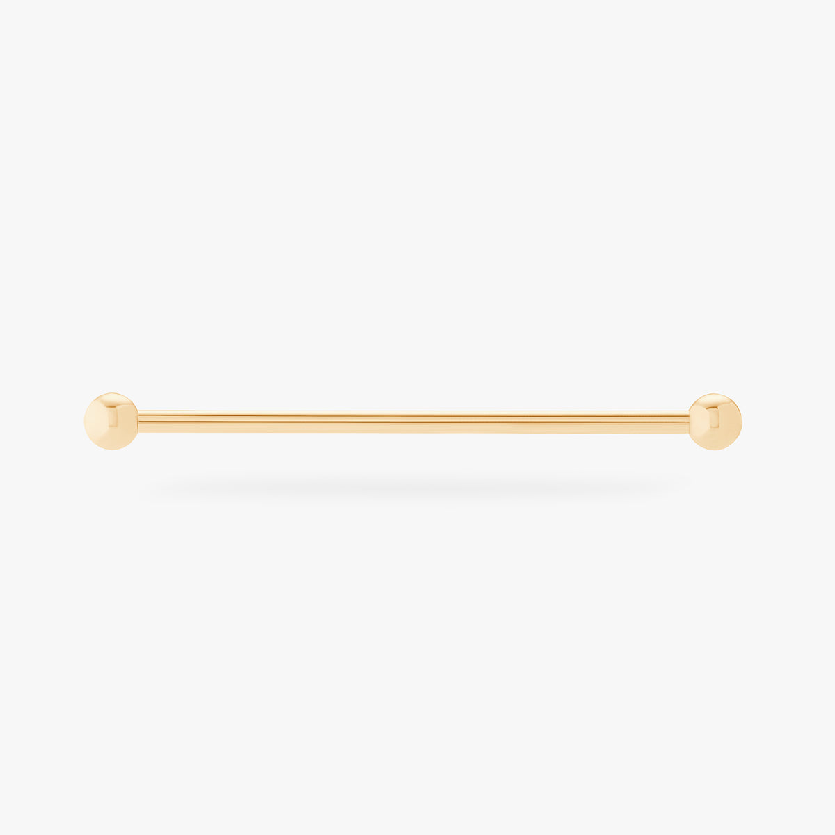 This is an image of a 38mm gold industrial bar. color:null|gold