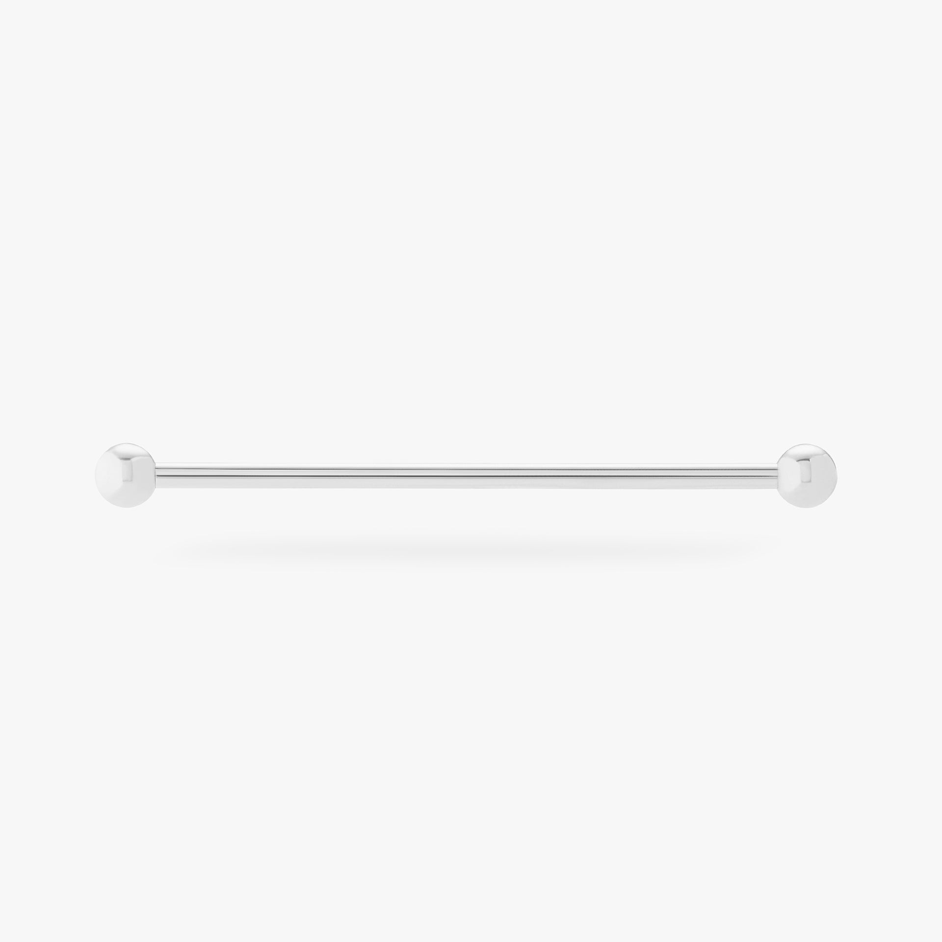 This is an image of a 38mm silver industrial bar. - Main view