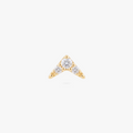 14K Pave V