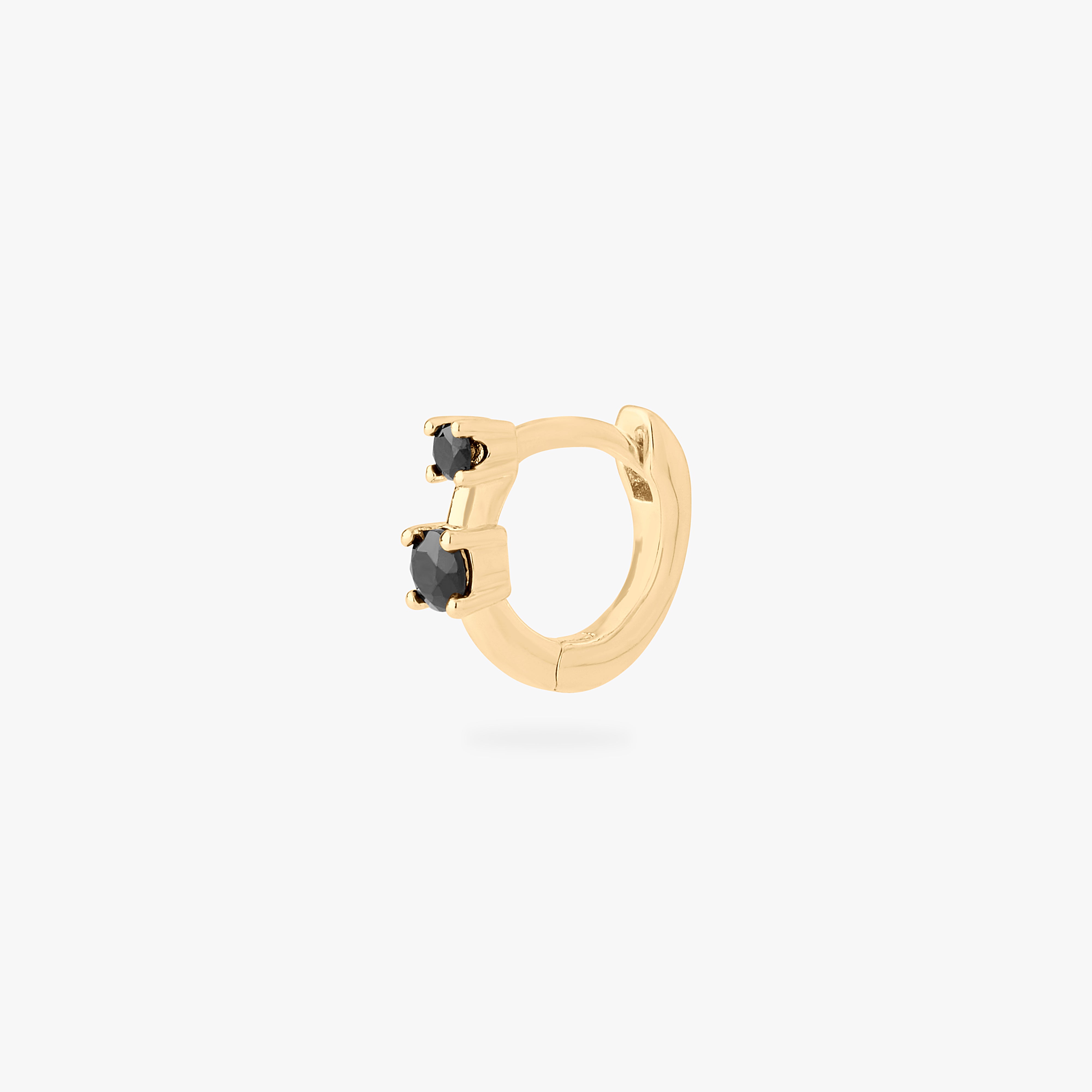 Studs Micro Duo Cz Huggie In Multi