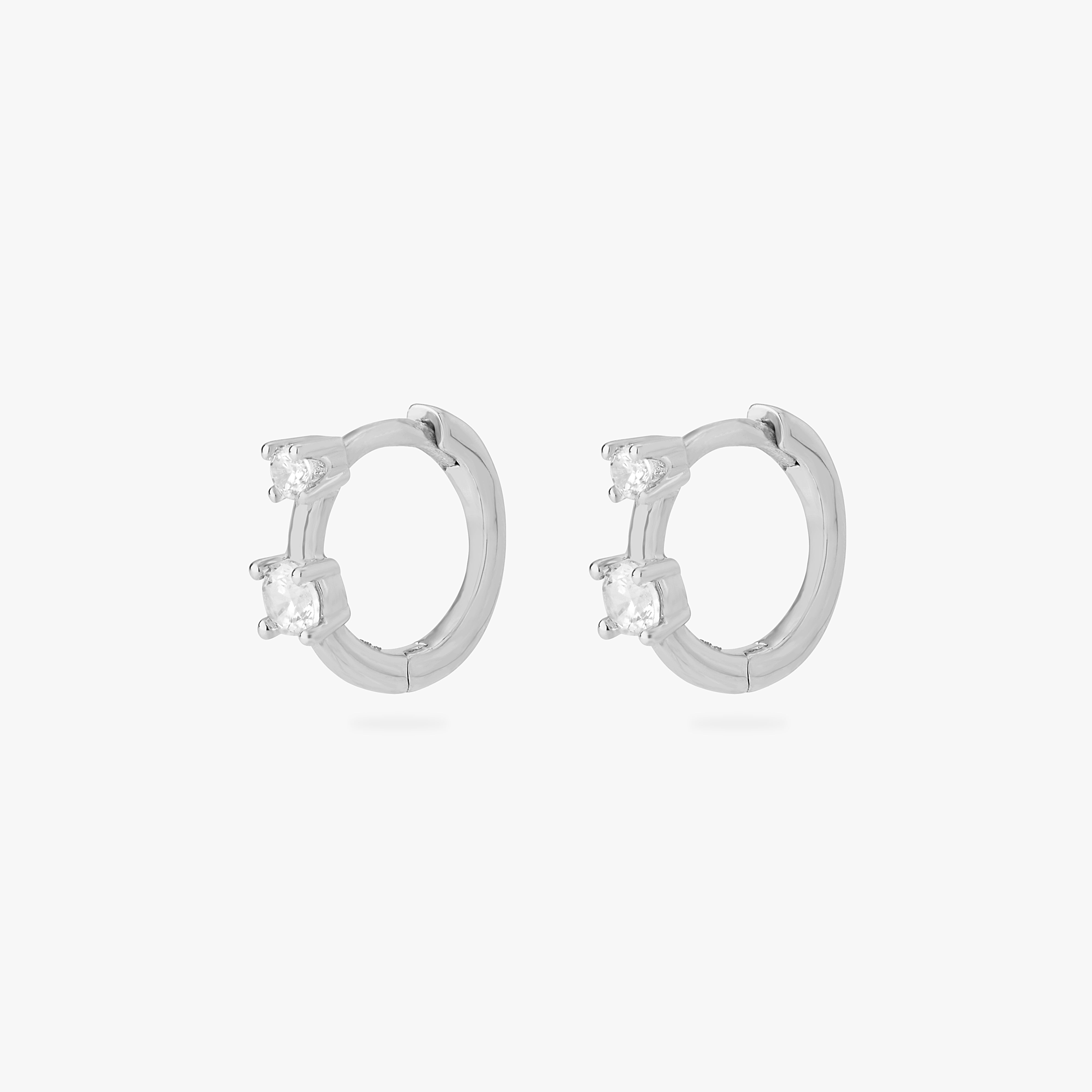 Studs Mini Duo Cz Huggie