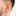 This is an image of a silver-toned flatback stud that is micro baguette shaped CZ's in a crown shape on ear. [hover] color:null|silver/clear