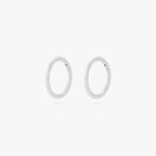 This is an image of a pair of silver clickers with 8mm inner diameters. [pair] color:null|silver