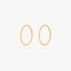 This is an image of a pair of gold clickers with 10mm inner diameters. [pair] color:null|gold