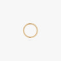 This is an image of a 14K gold clicker that is 8mm wide against a white background.