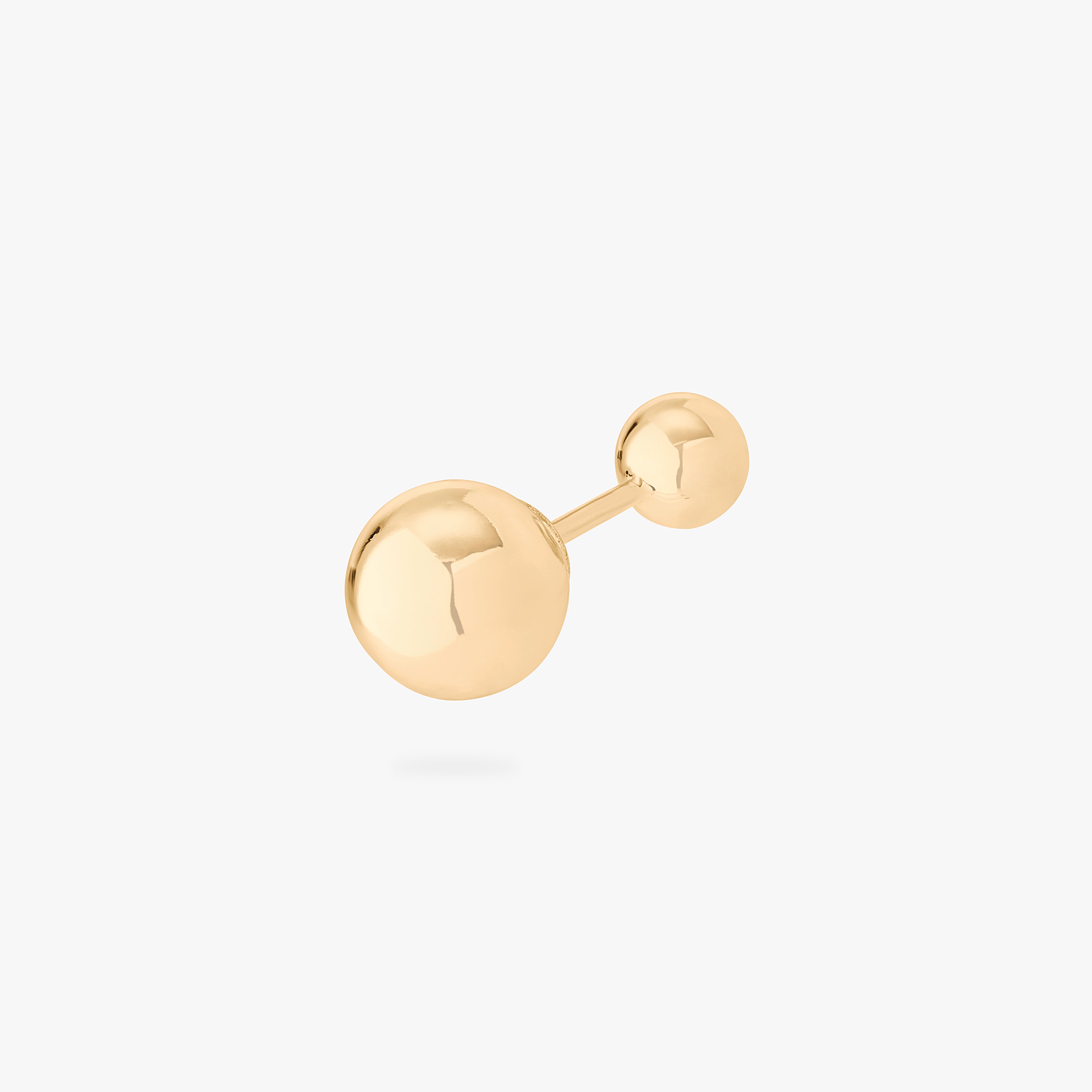Studs Double Ball Stud In Gold