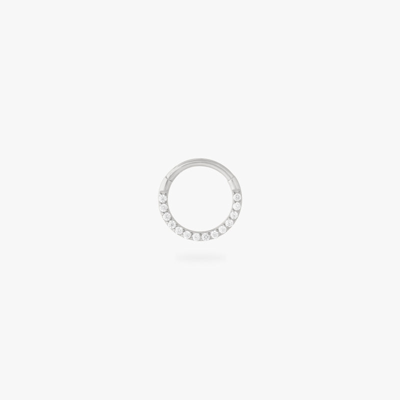 8mm Front Set Pave Clicker