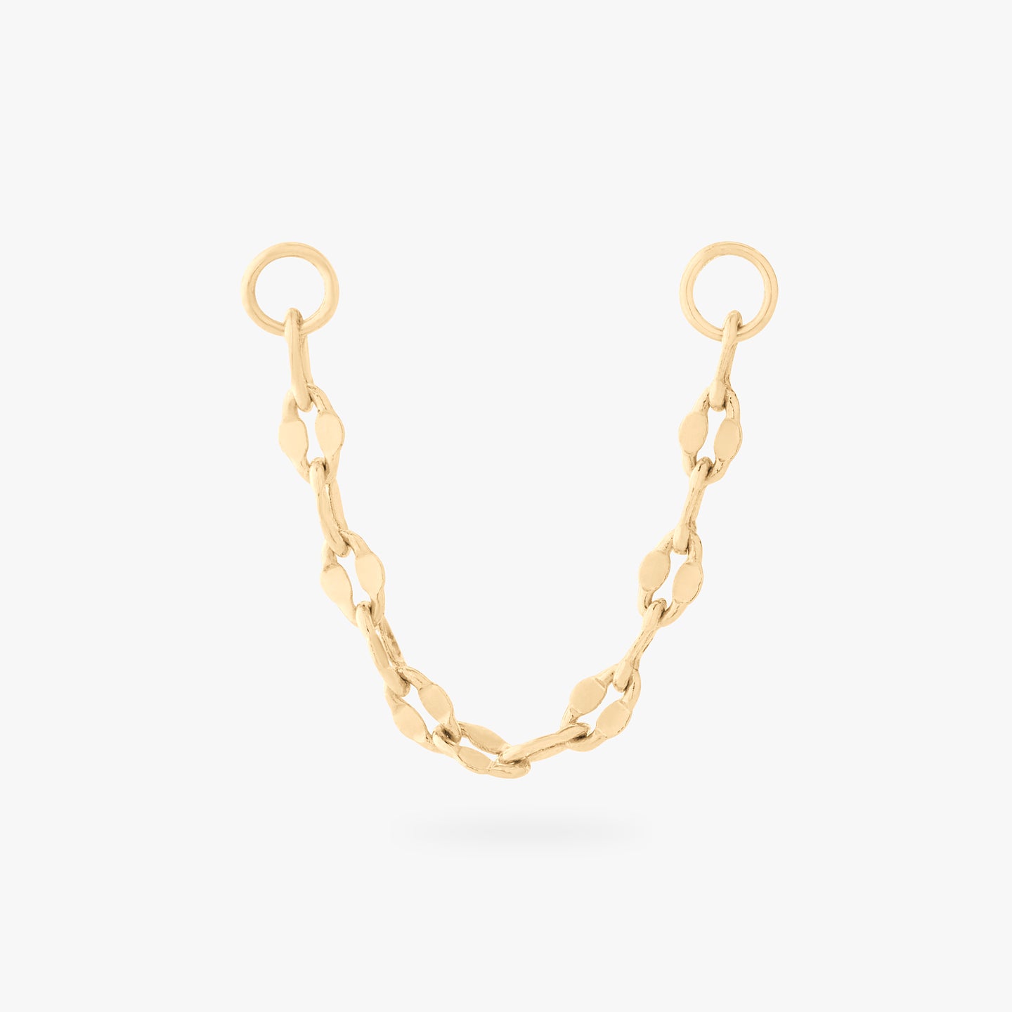 30mm gold lip chain color:null|gold