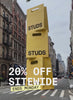 street video with studs shopping bags highlighting the 20% off sitewide labor day sale