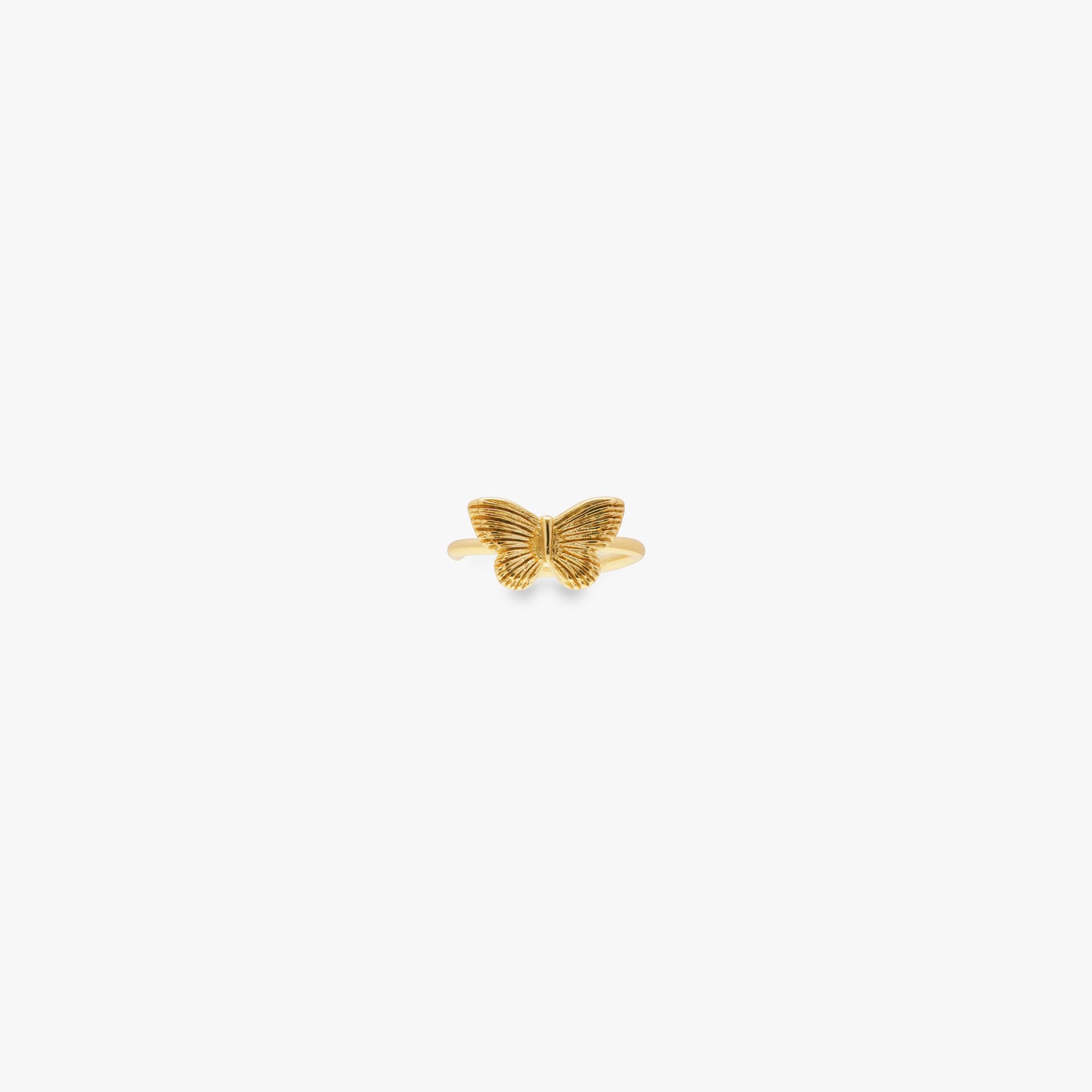 Gold butterfly cuff. color:null|gold