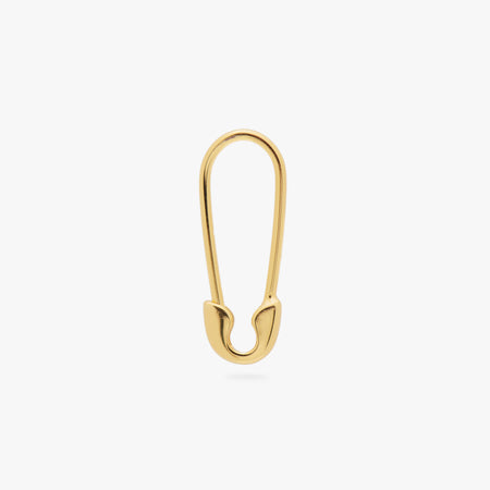 14K Yellow Gold Safety Pin Wire Threader Earrings - Women - Walmart.com
