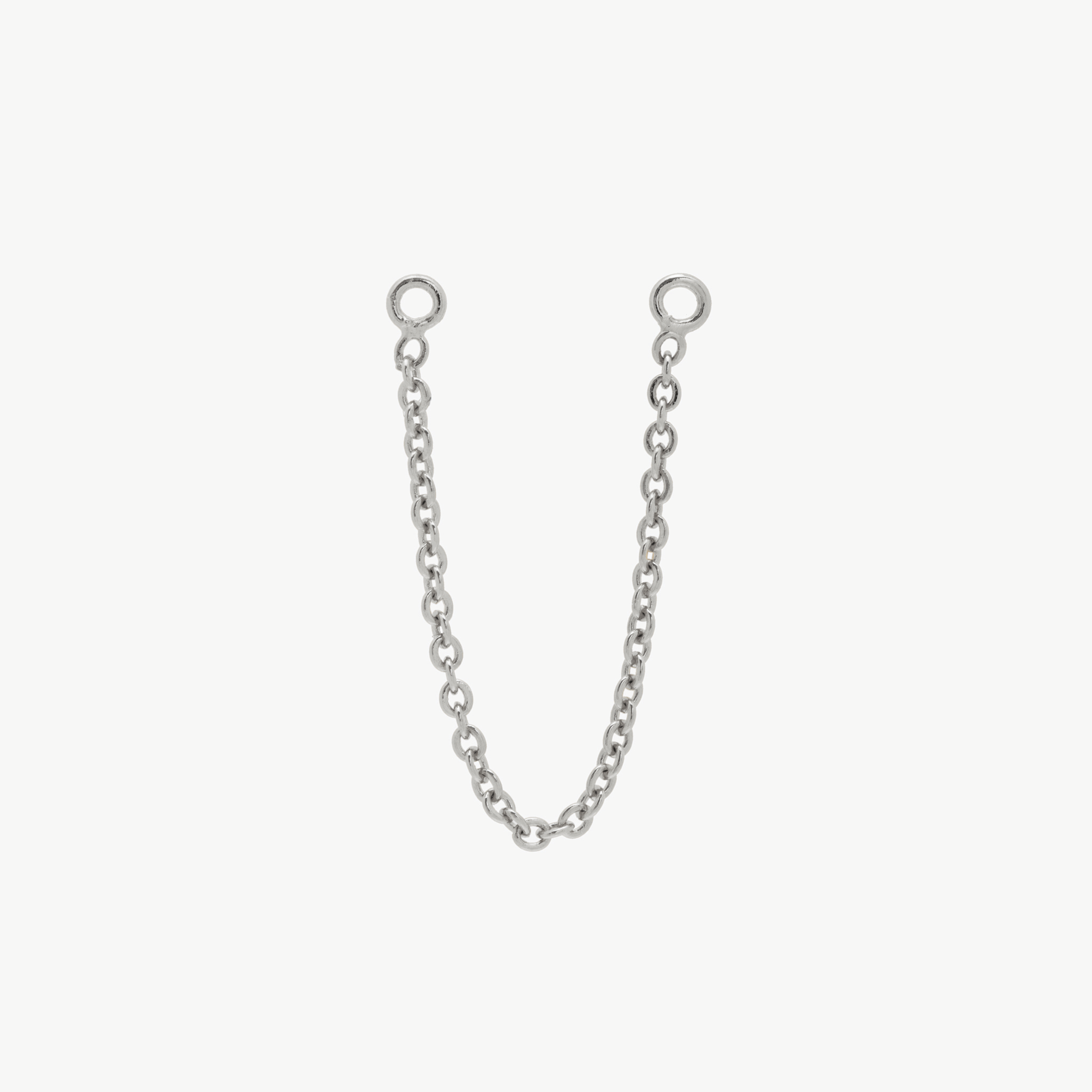 A silver connector chain color:null|45mm|30mm|15mm|60mm|15mm / silver|45mm / silver|30mm / silver|60mm / silver