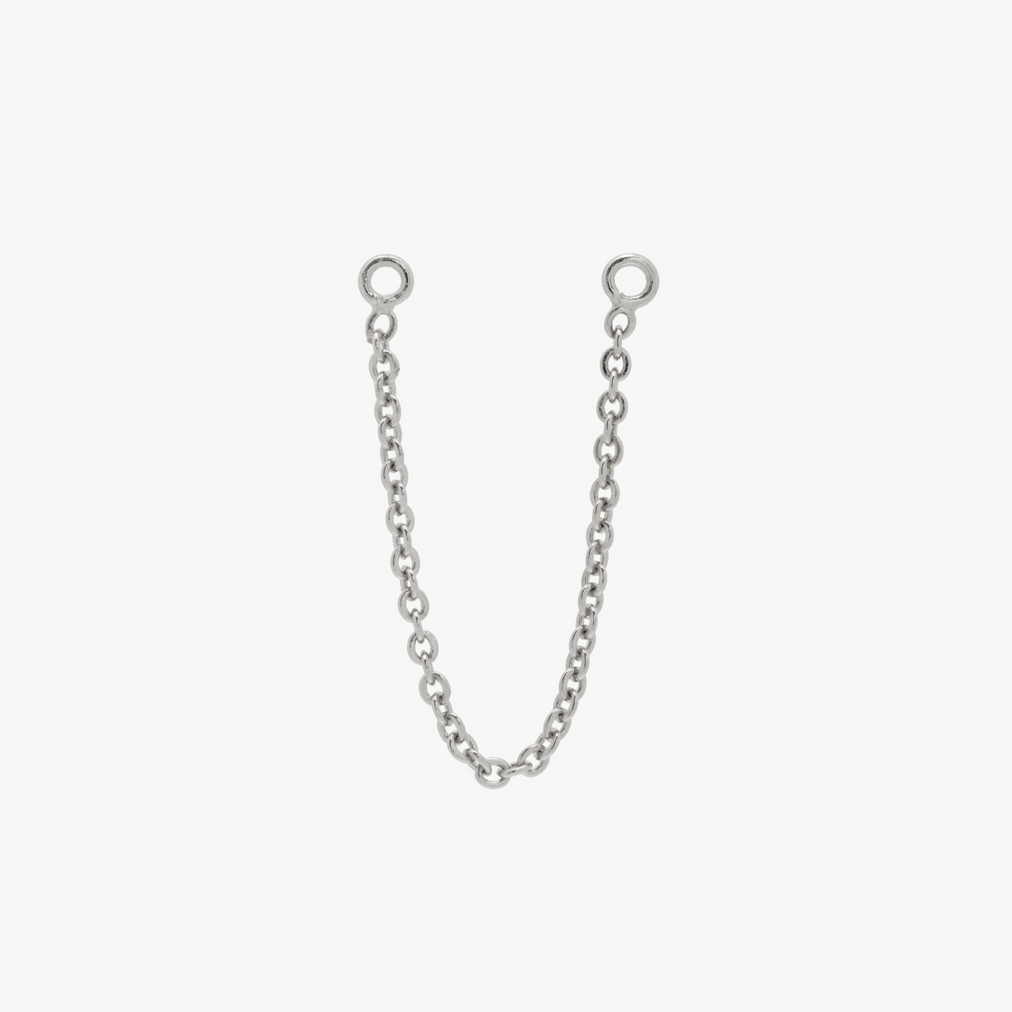A silver connector chain color:null|45mm|30mm|15mm|60mm|15mm / silver|45mm / silver|30mm / silver|60mm / silver