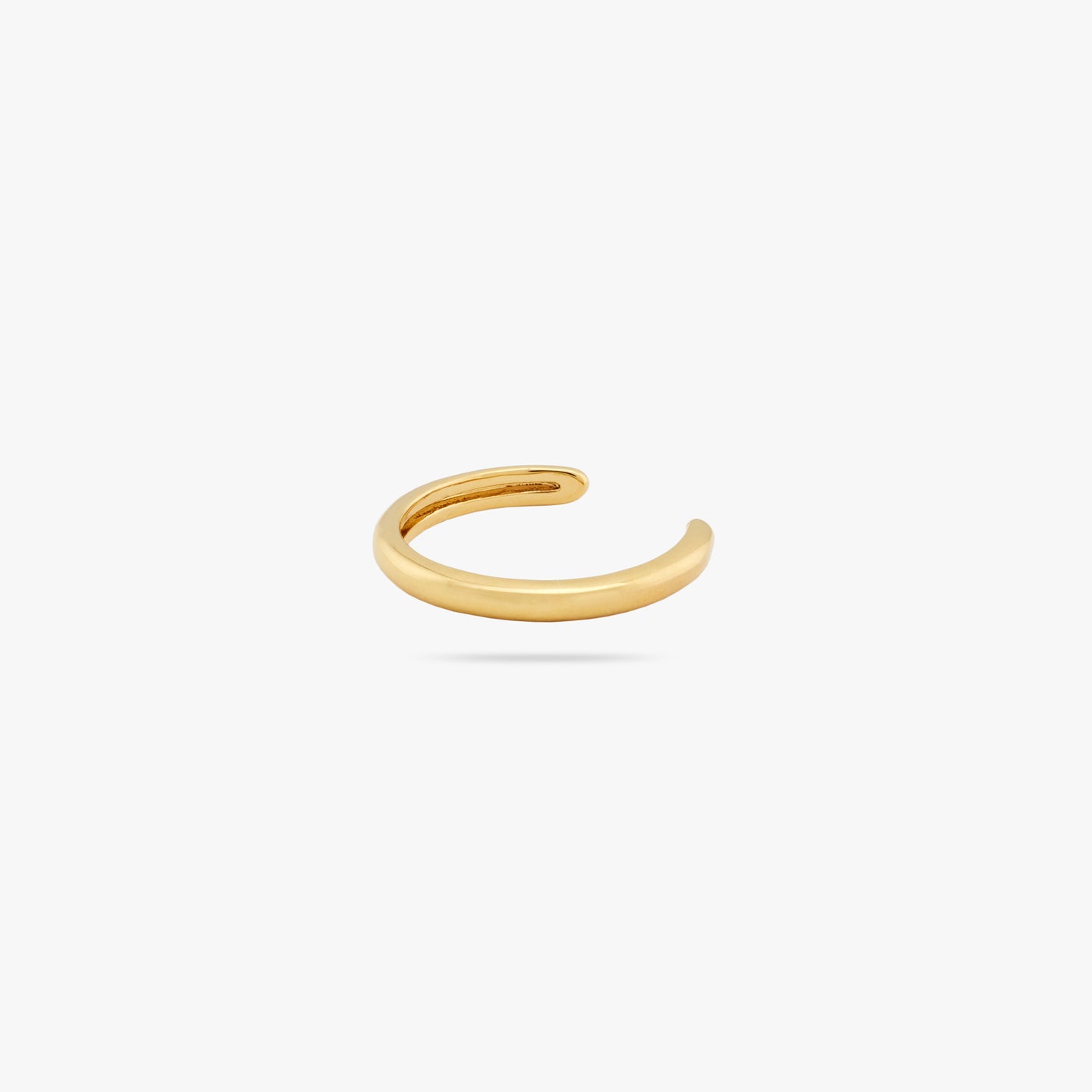 Slim gold ear cuff that requires no piercing. color:null|gold