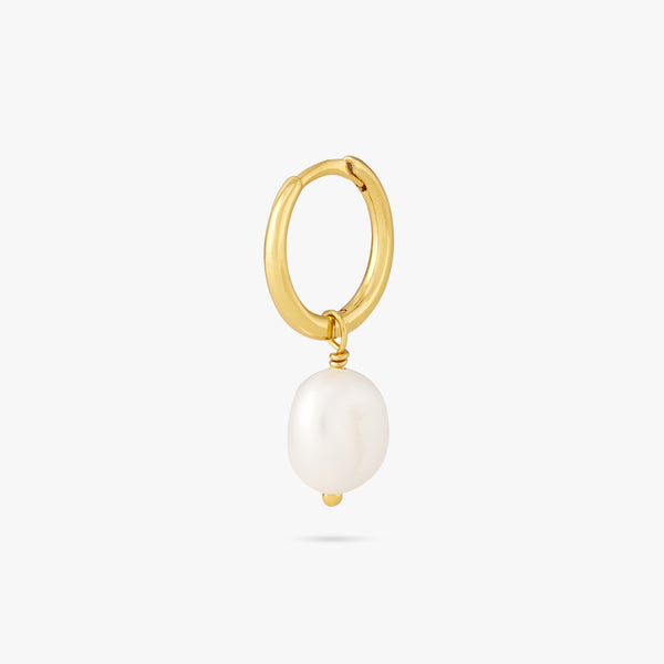 【Shapes Studio】Baroque Pearls Hoopsピアス Baroque Pearl Hoops – NST Studio