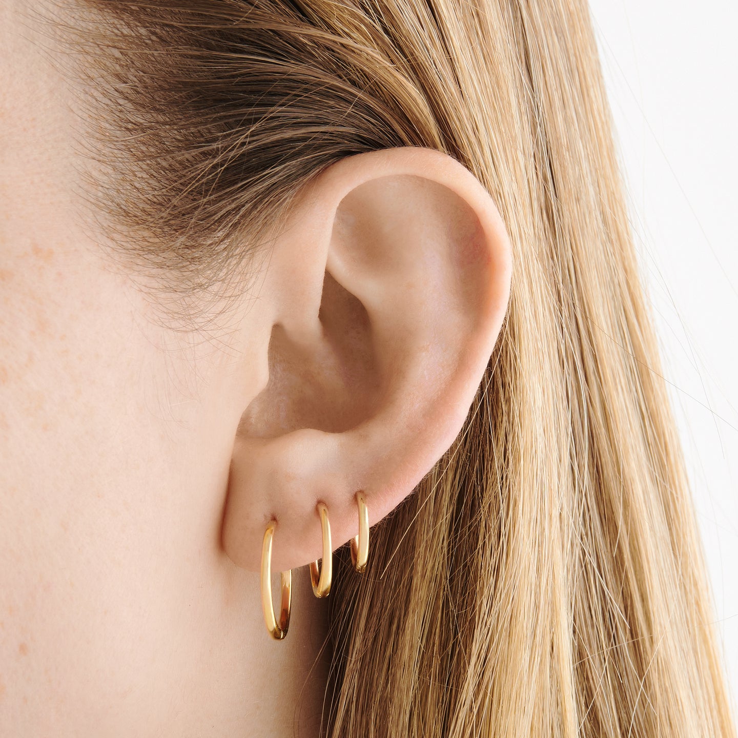 10 sets Anti Tarnish Rose Gold Ear Stud Earring Posts Bezel 8mm
