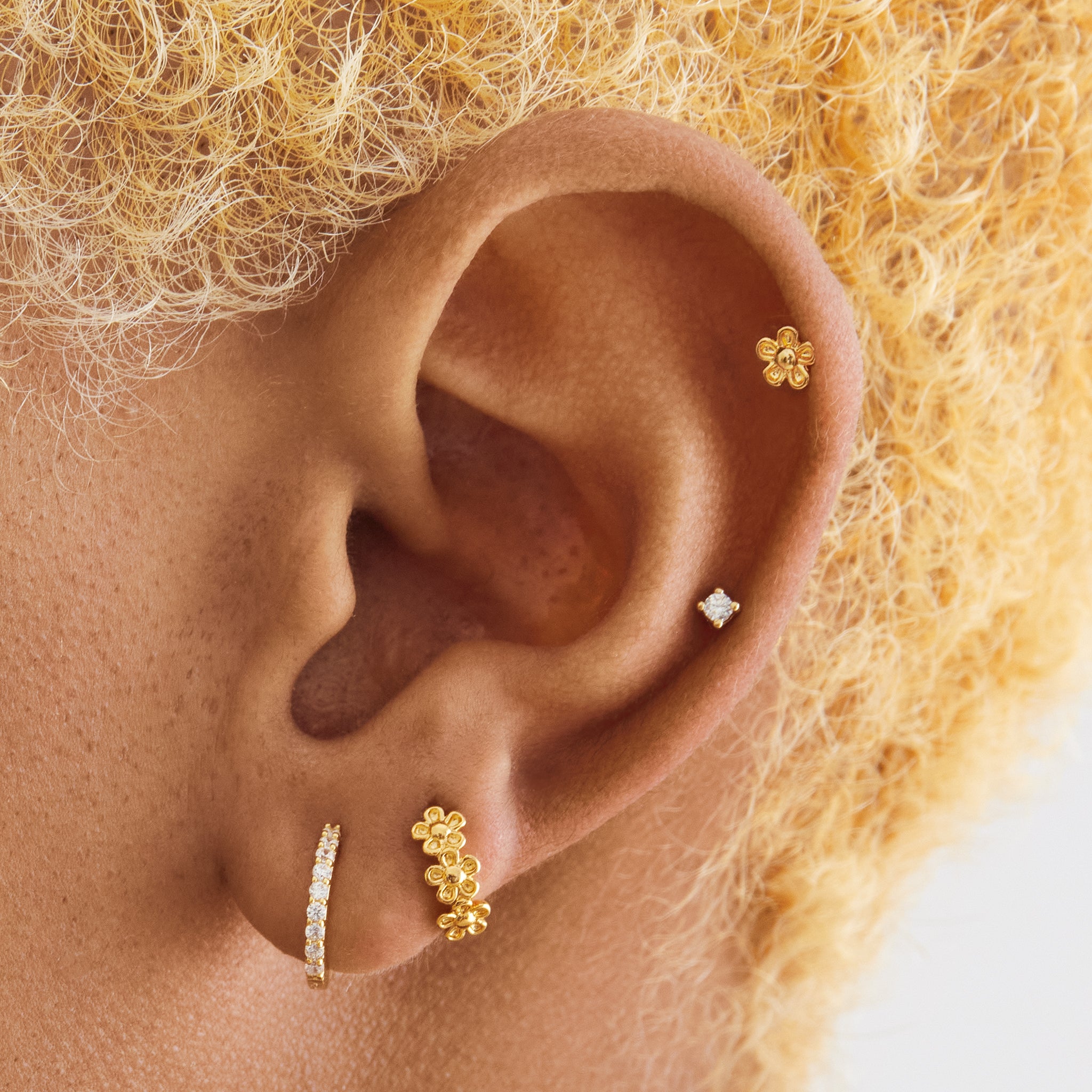 Tiny helix earrings cheap
