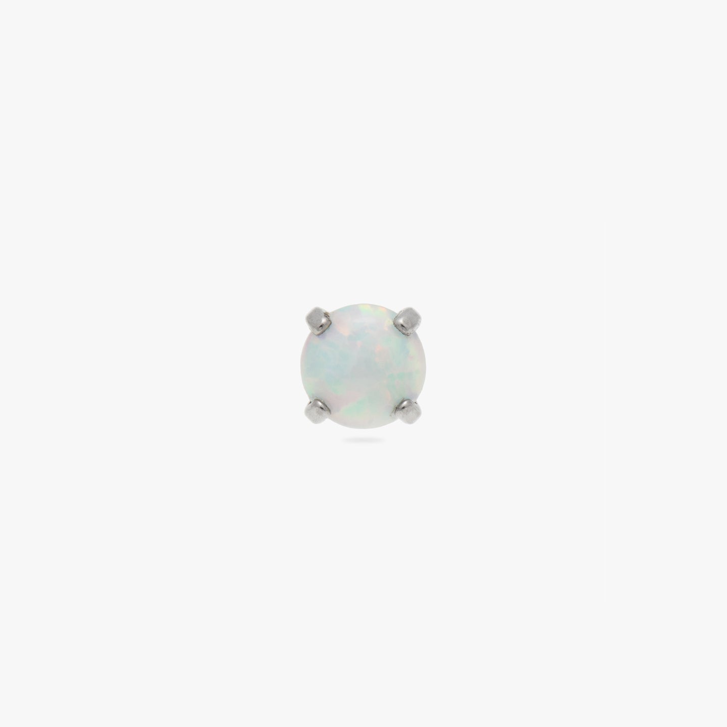 Opal Titanium Piercing Stud