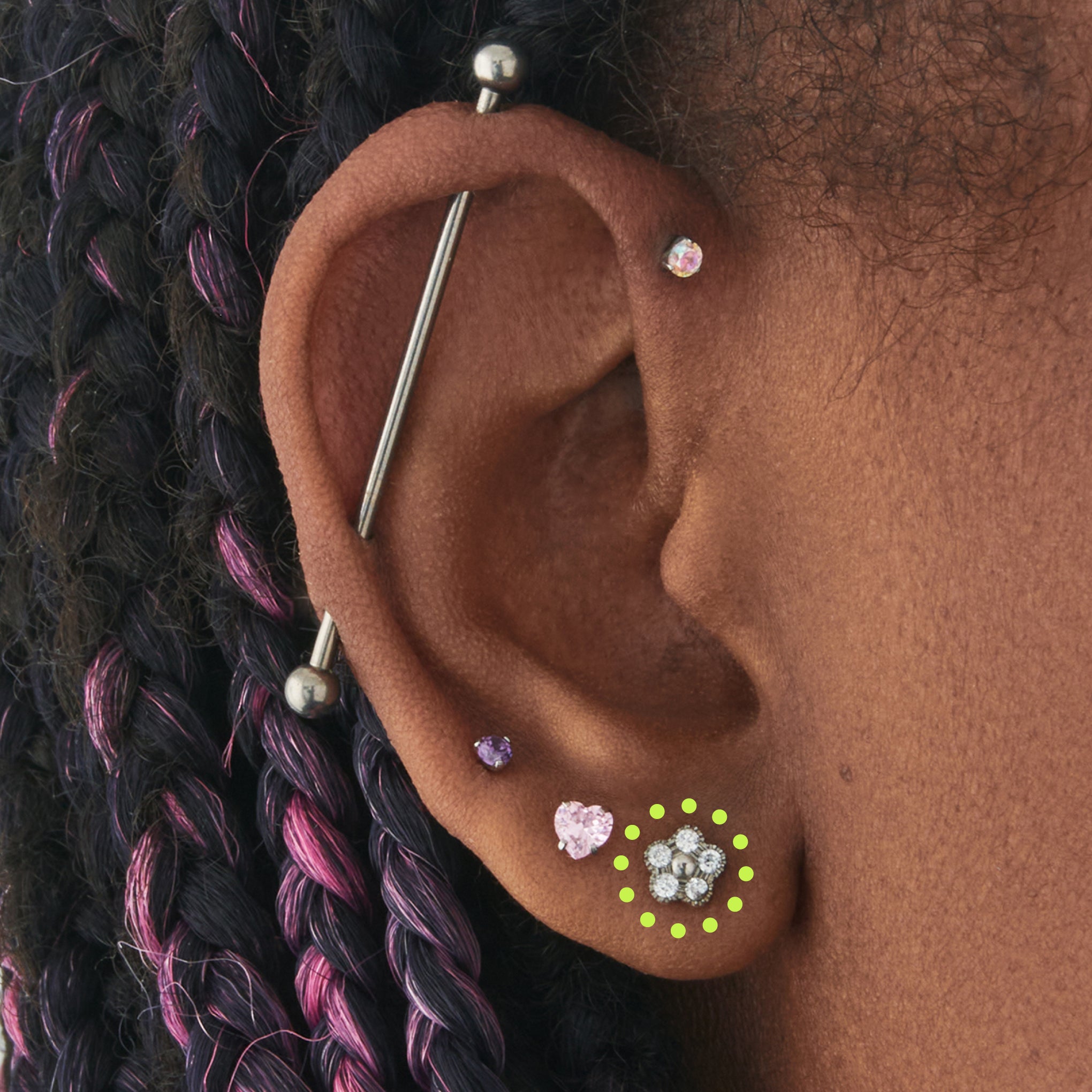 L shaped hot sale industrial piercing