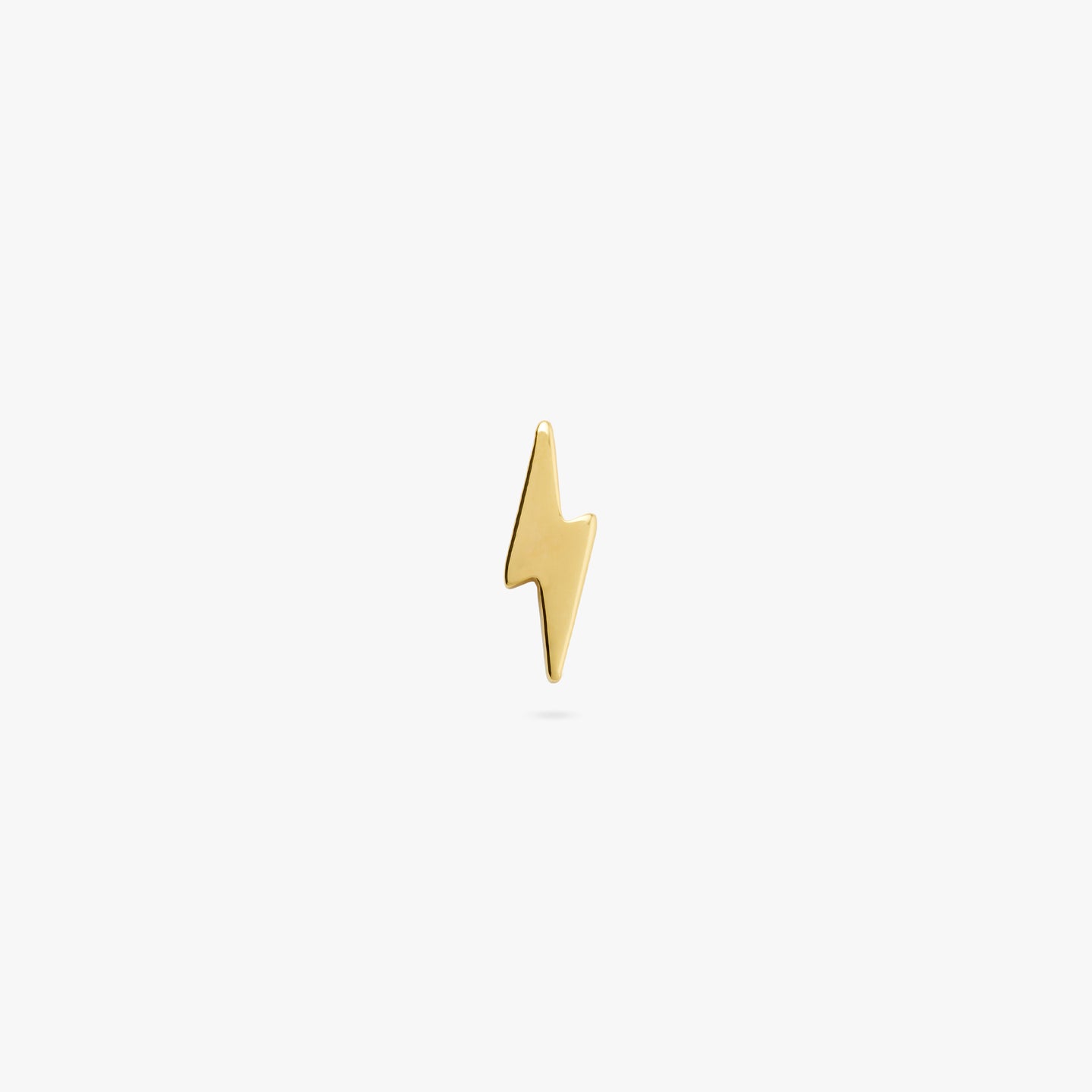 This is a gold lightning bolt stud color:null|gold