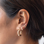 this image shows an earscape featuring the Medium Drip hoop